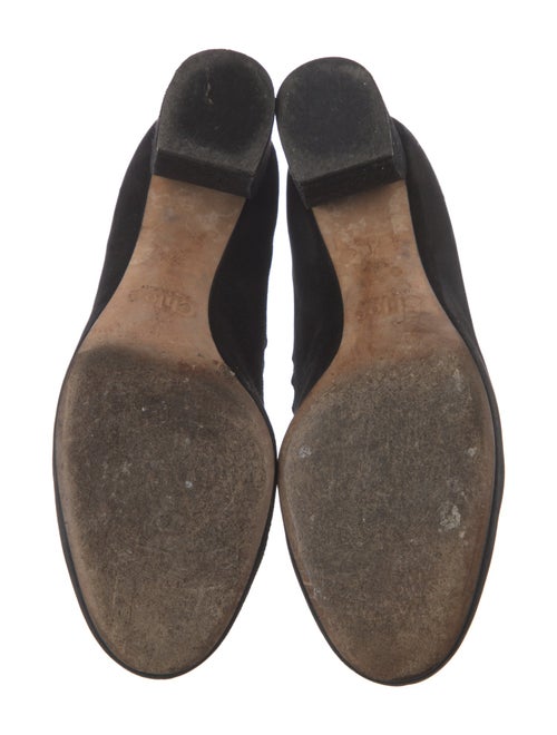 Chloé Suede Scalloped Accent Pumps