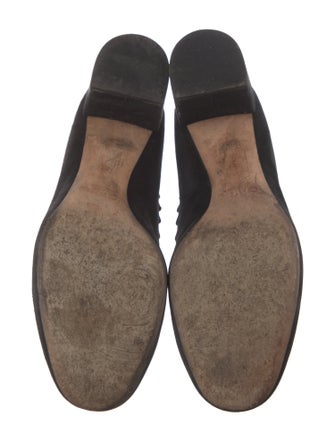 Chloé Suede Scalloped Accent Pumps