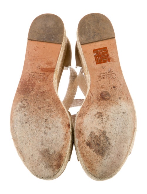 Chloé Suede Scalloped Accent Espadrilles