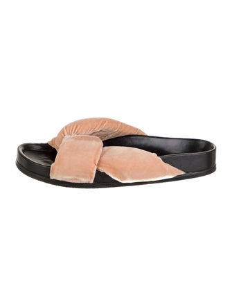 Chloé Velvet Slides