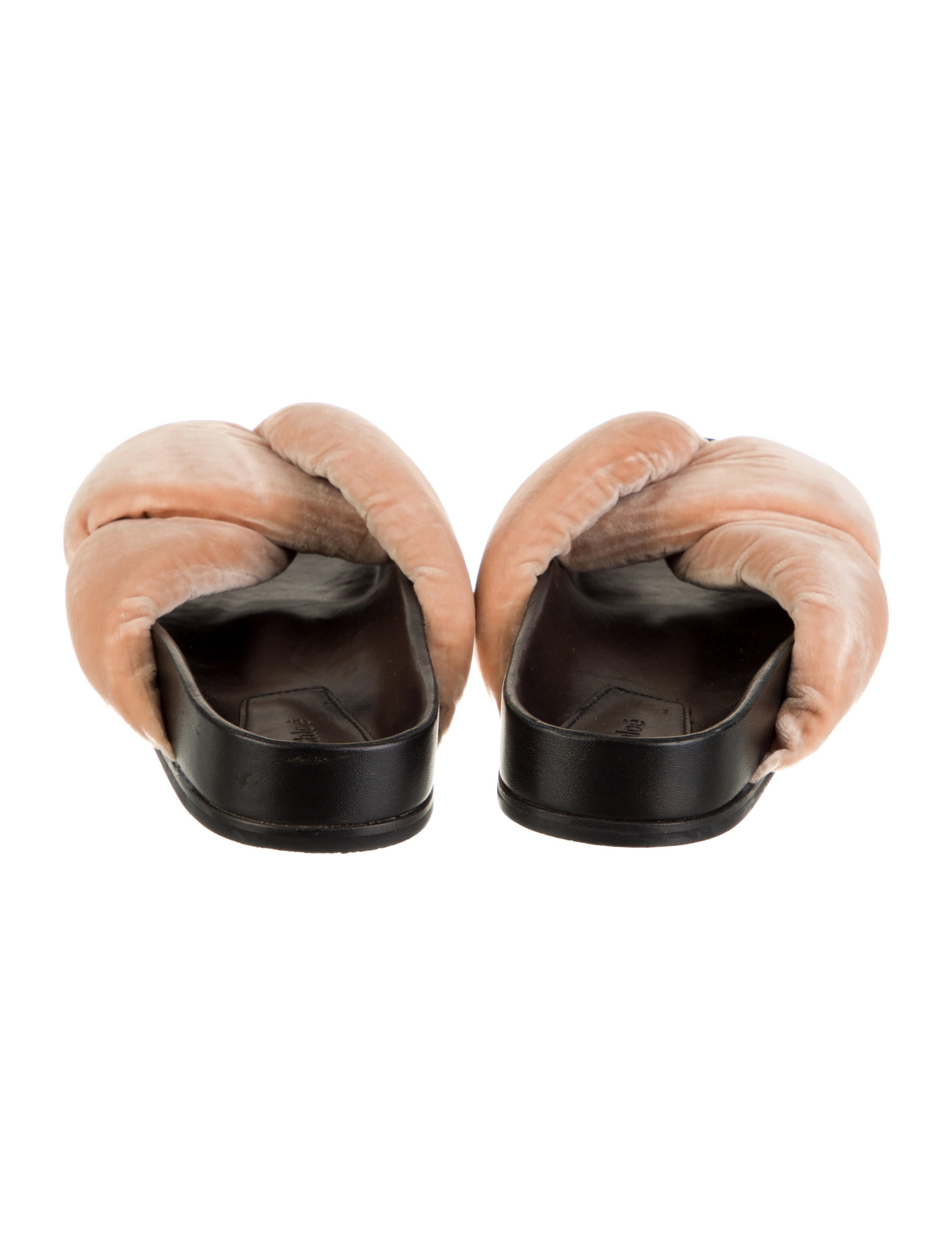 Chloé Velvet Slides