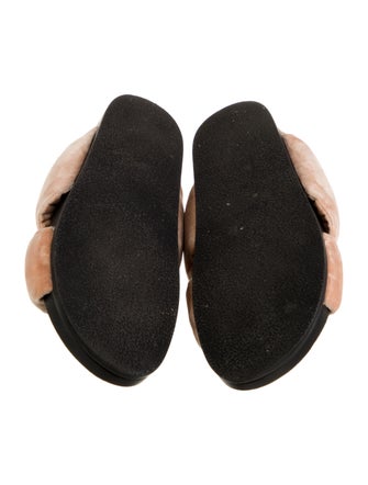 Chloé Velvet Slides