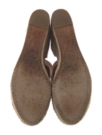 Chloé Suede Scalloped Accent Espadrilles