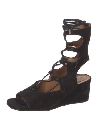 Chloé Suede Gladiator Sandals
