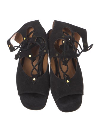 Chloé Suede Gladiator Sandals