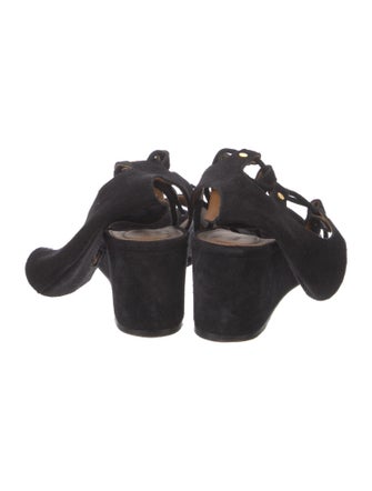 Chloé Suede Gladiator Sandals