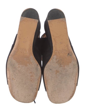 Chloé Suede Gladiator Sandals