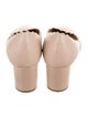 Chloé Leather Scalloped Accent Pumps