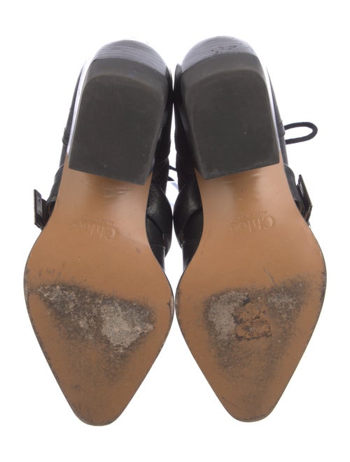 Chloé Leather Lace-Up Boots