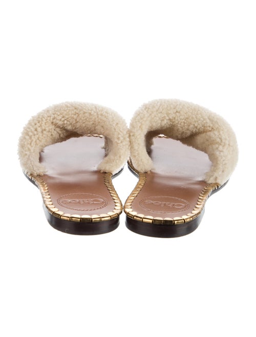 Chloé Shearling Slides