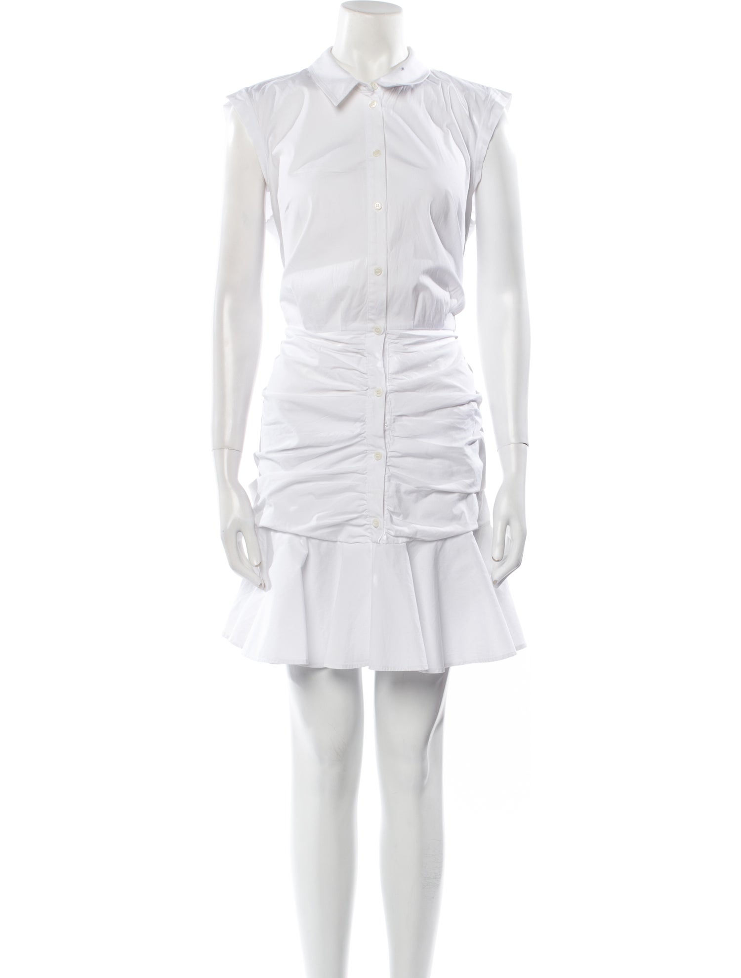 Veronica Beard Mock Neck Knee-Length Dress