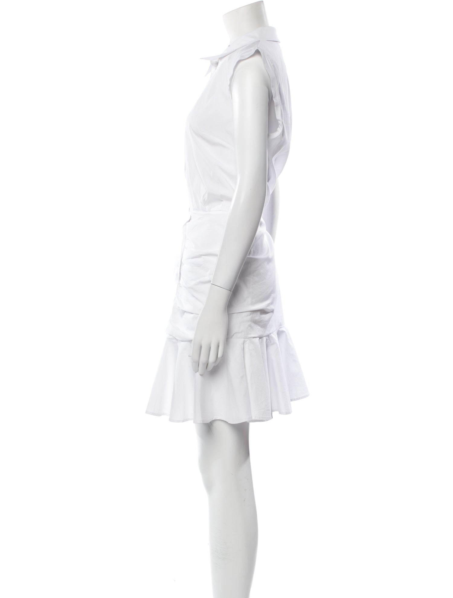 Veronica Beard Mock Neck Knee-Length Dress