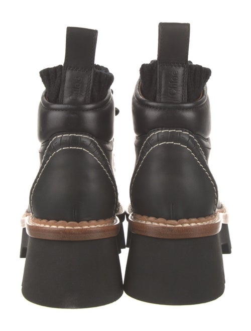 Chloé Leather Combat Boots