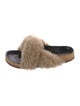 Chloé Shearling Slides