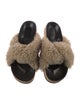 Chloé Shearling Slides