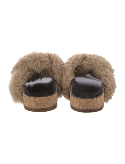 Chloé Shearling Slides