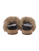 Chloé Shearling Slides