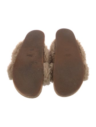 Chloé Shearling Slides