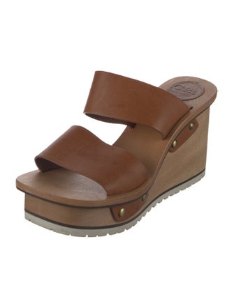 Chloé Leather Slides