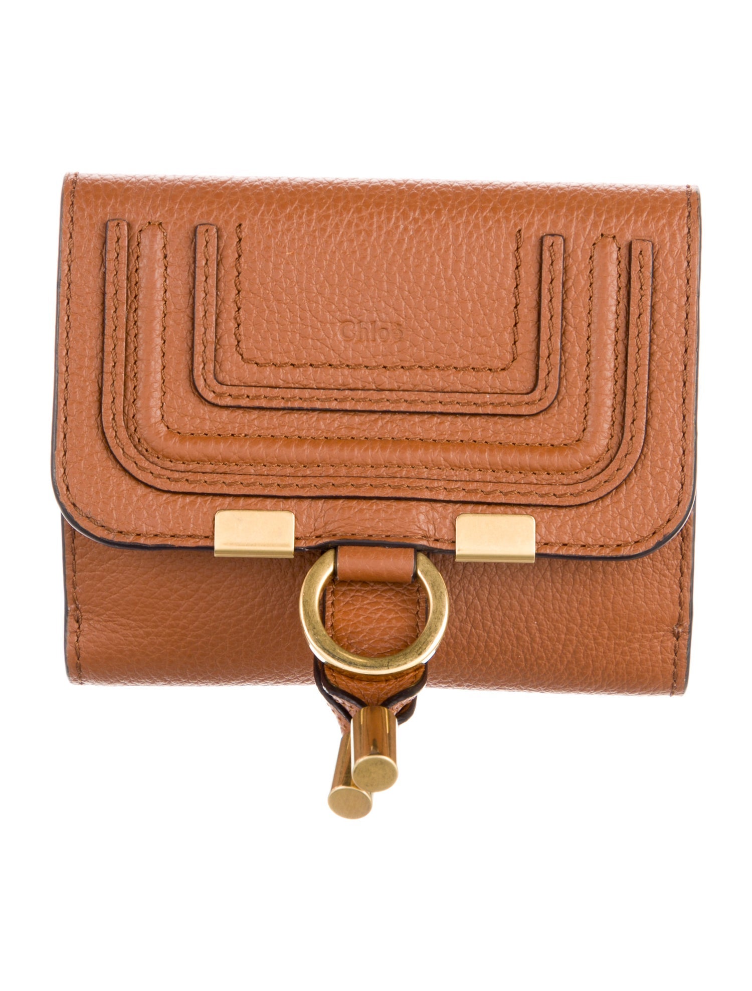 Chloé Leather Compact Wallet
