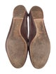 Chloé Leather Scalloped Accent Ballet Flats