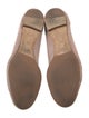 Chloé Leather Scalloped Accent Ballet Flats