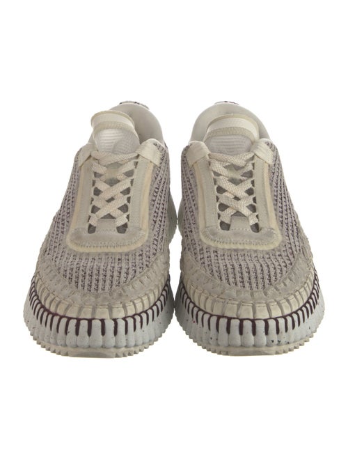 Chloé Printed Whipstitch Trim Sneakers