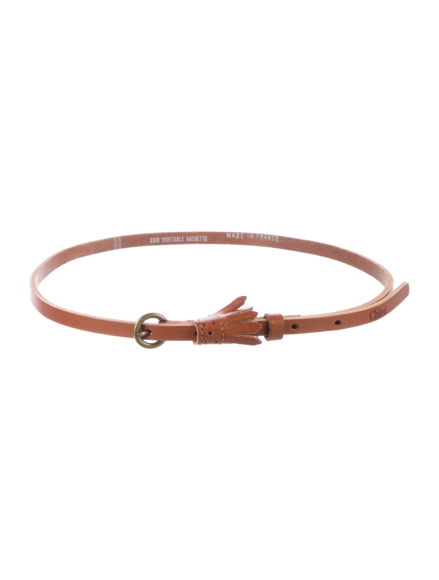Chloé Skinny Leather Belt