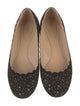 Chloé Suede Studded Accents Ballet Flats