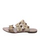 Chloé Leather Studded Accents Slides