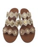 Chloé Leather Studded Accents Slides