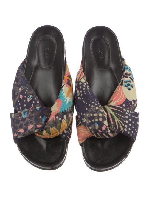 Chloé Canvas Printed Slides