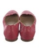 Chloé Leather Scalloped Accent Ballet Flats