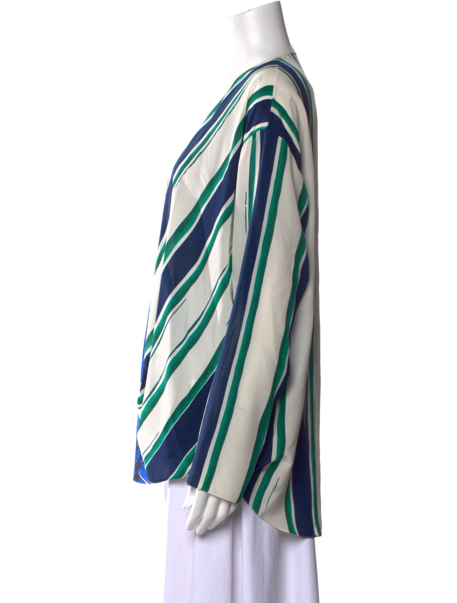 Chloé Mesh Printed Blouse