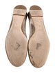 Chloé Leather Scalloped Accent Ballet Flats