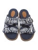 Chloé Denim Printed Slides