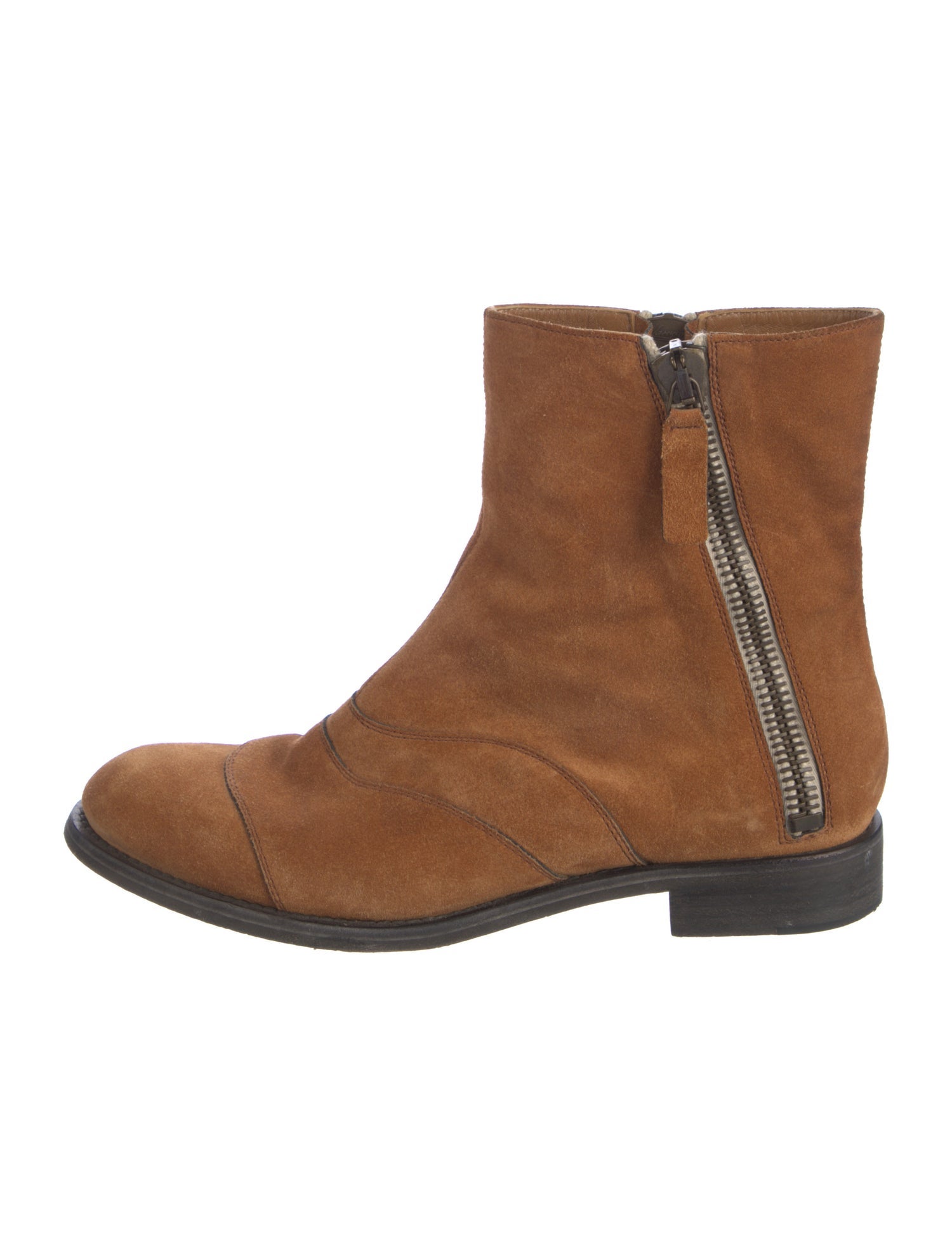 Chloé Suede Moto Boots
