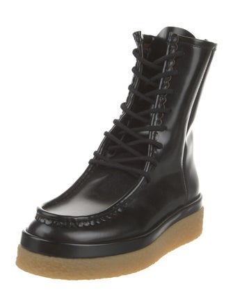 Chloé Patent Leather Combat Boots