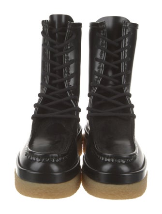 Chloé Patent Leather Combat Boots