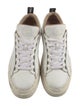 Chloé Leather Scalloped Accent Sneakers