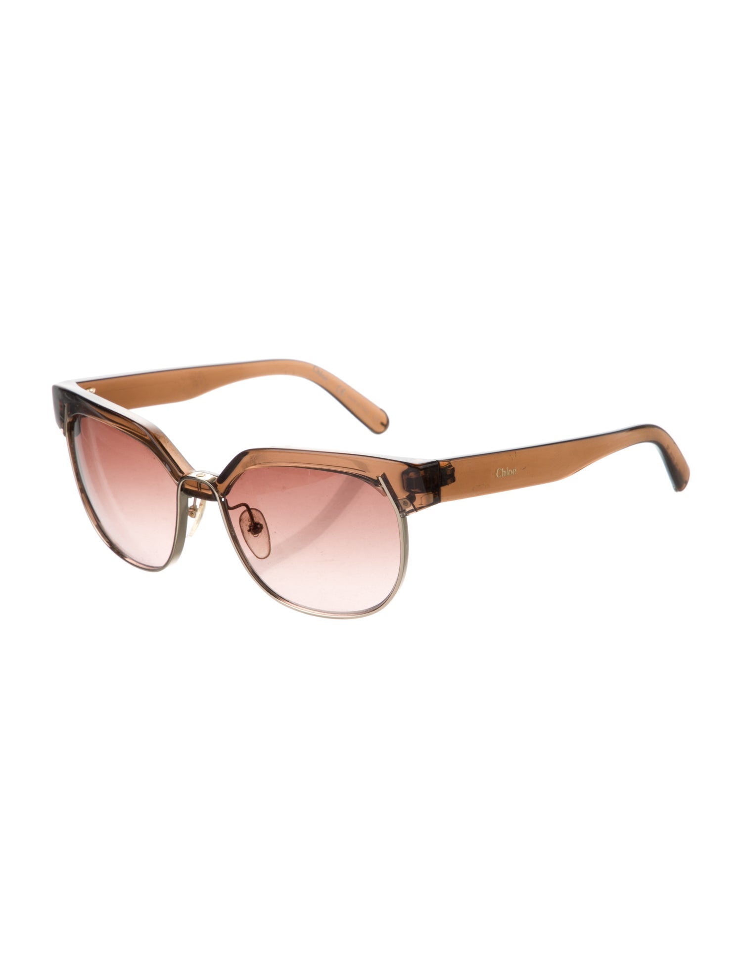 Chloé Square Gradient Sunglasses