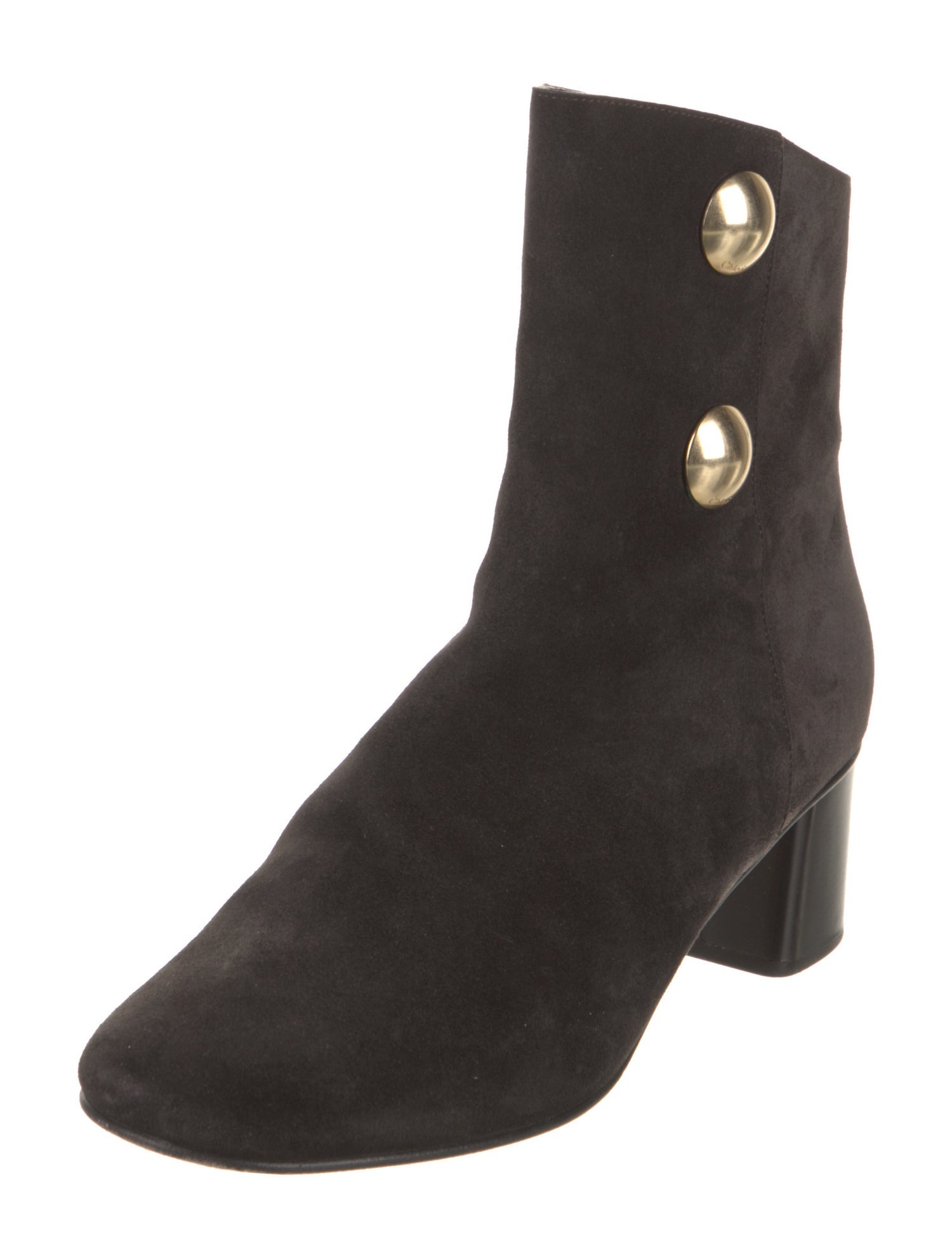 Chloé Suede Moto Boots