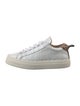 Chloé Leather Scalloped Accent Sneakers