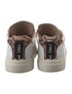 Chloé Leather Scalloped Accent Sneakers