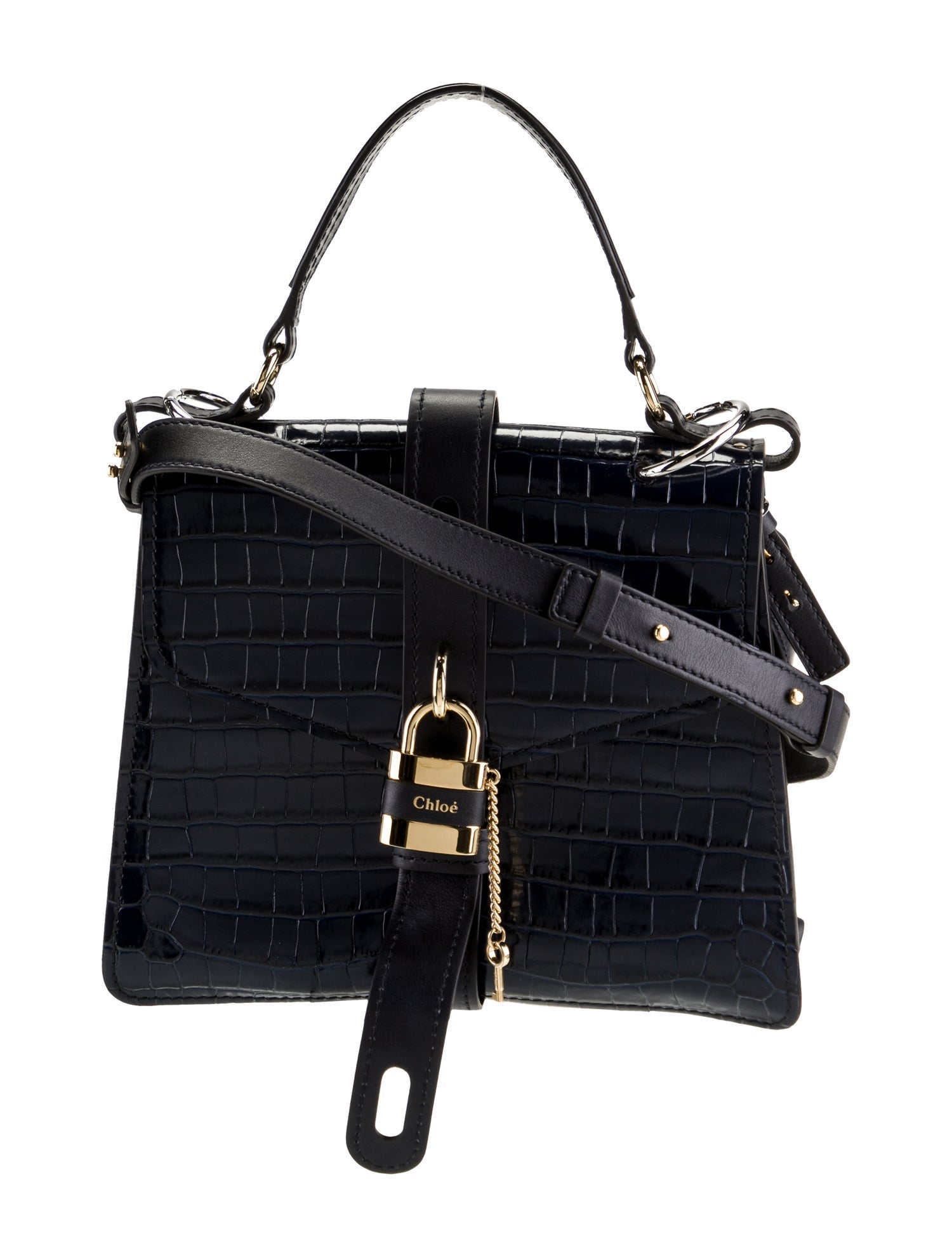 Chloé Patent Leather Top Handle Bag