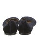 Chloé Velvet Scalloped Accent Ballet Flats