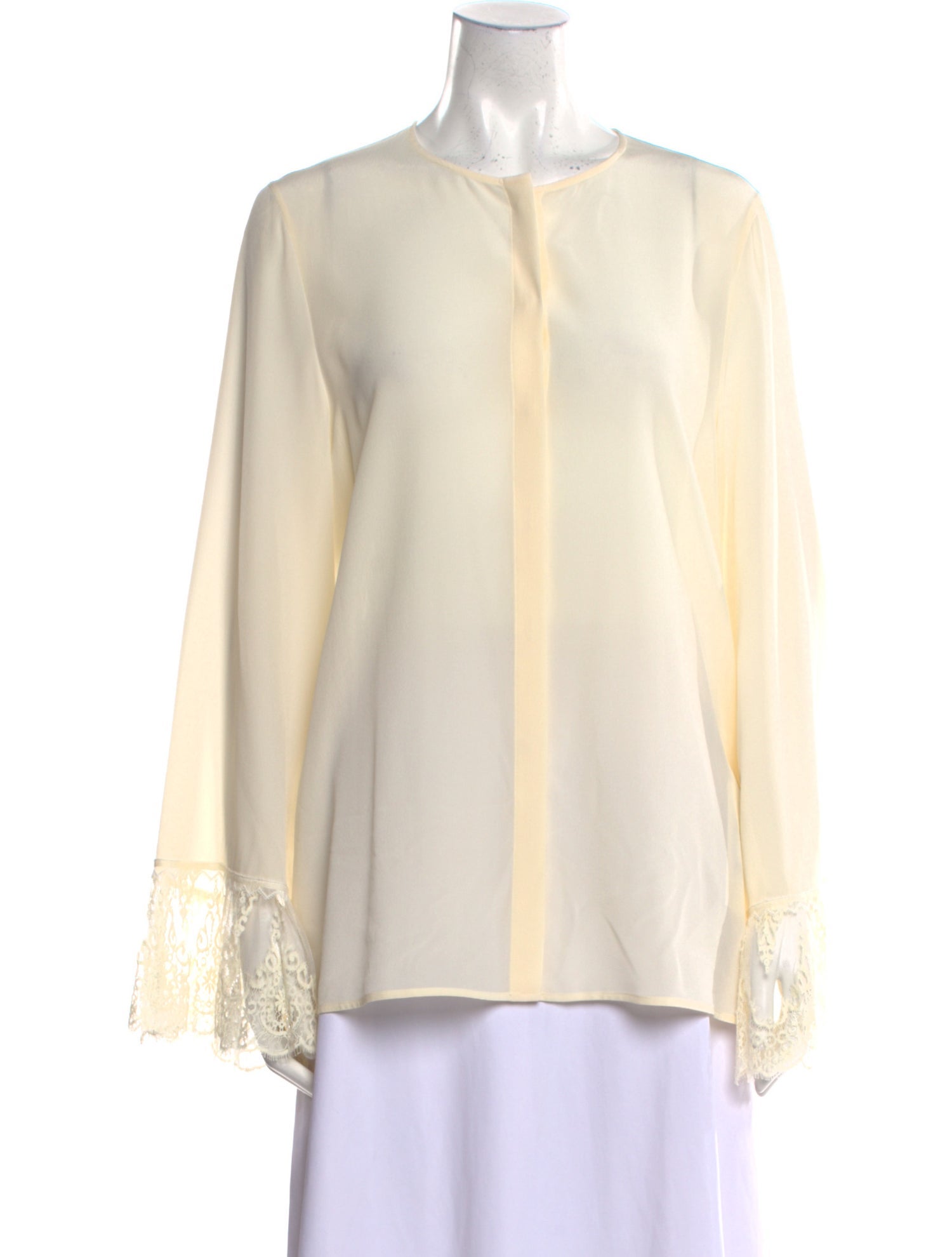 Chloé Silk Crew Neck Blouse w/ Tags