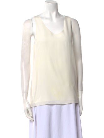 Chloé Silk V-Neck Blouse