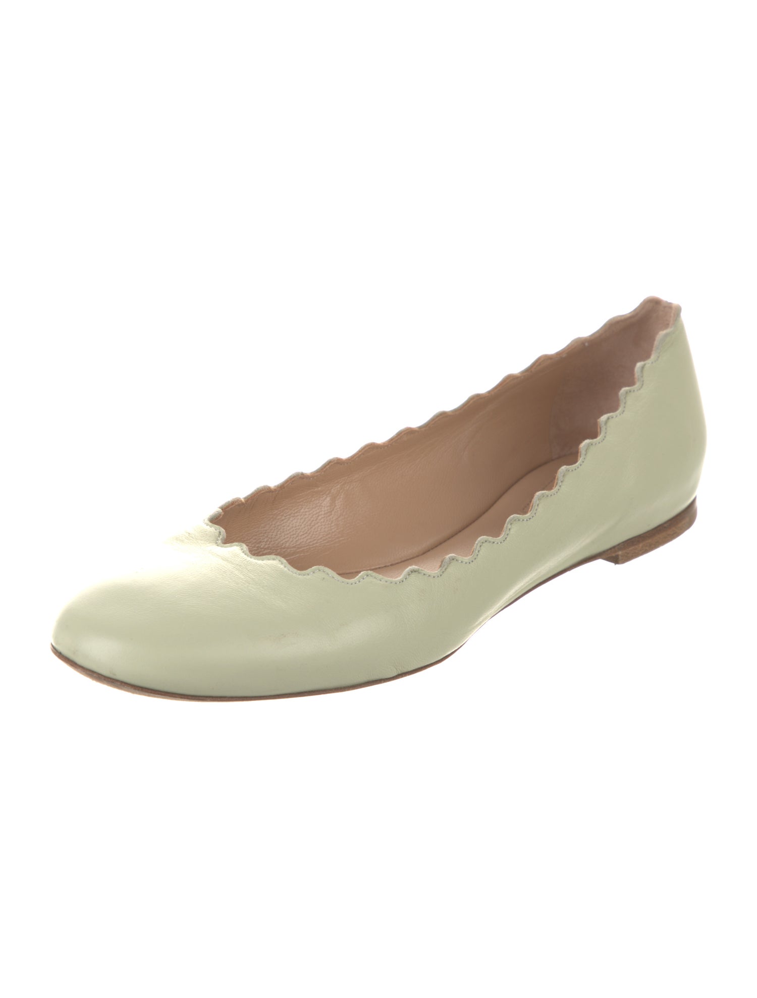 Chloé Lauren Ballerina Leather Ballet Flats