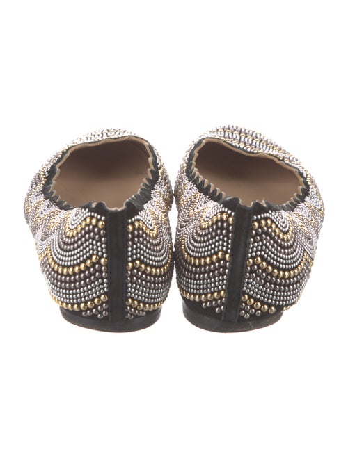 Chloé Suede Printed Flats